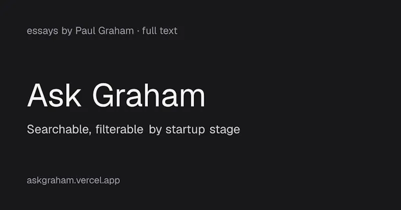 Ask Graham screenshot 1