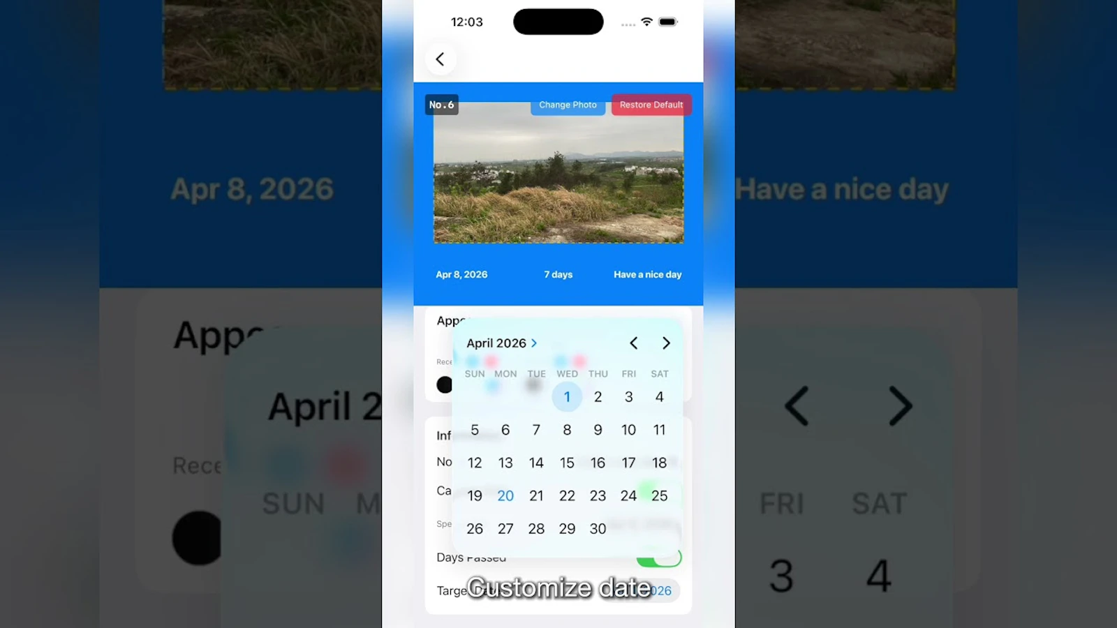 MemoFrame screenshot 1 (video preview)