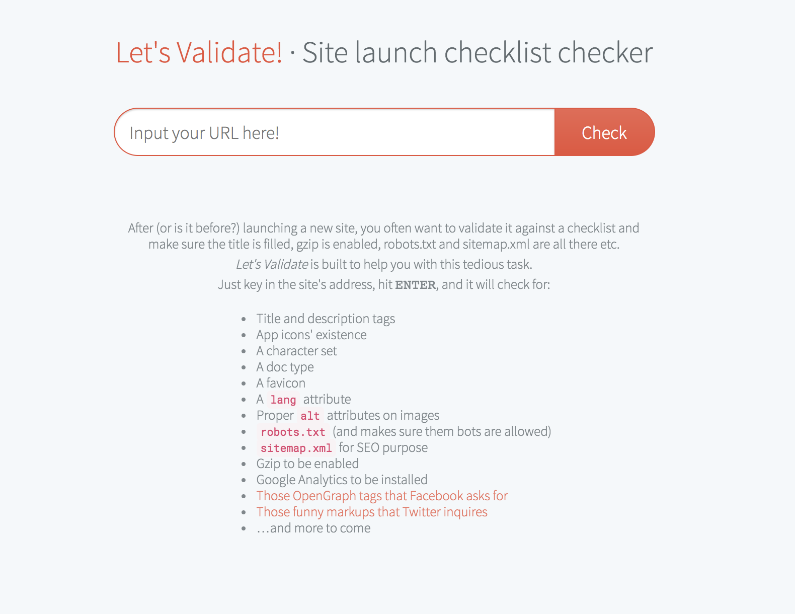 Let's Validate! gallery image