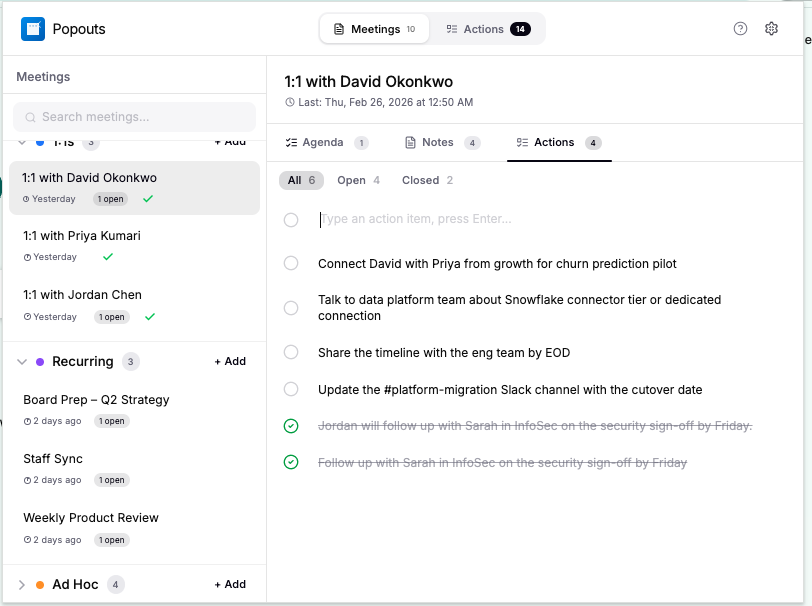 Popouts - Screenshot 3 showing product features and functionality