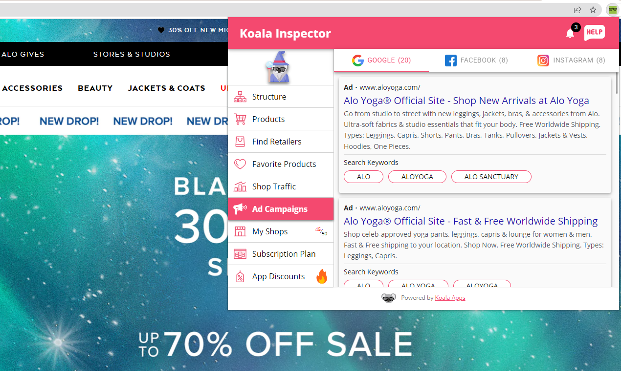 Koala Inspector- Shopify Spy Tool - Shopify Spy & Commerce Inspector 도구 Shopify 판매자를위한 Shopify 미디어 5