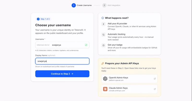 TokensAI screenshot 1 (video preview)