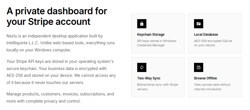 Nezlu - Screenshot 2 showing product features and functionality