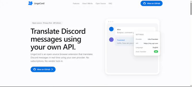 LingoCord screenshot 1