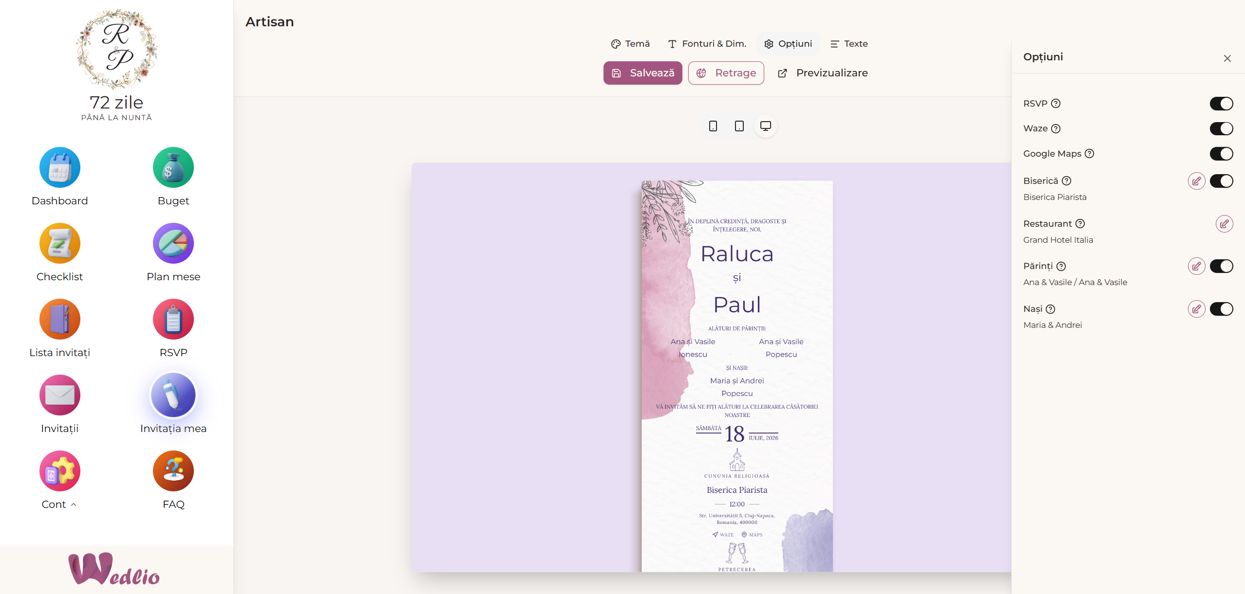 Wedlio.app gallery image
