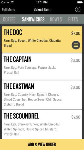 Eastman Egg Order Ahead App gallery image