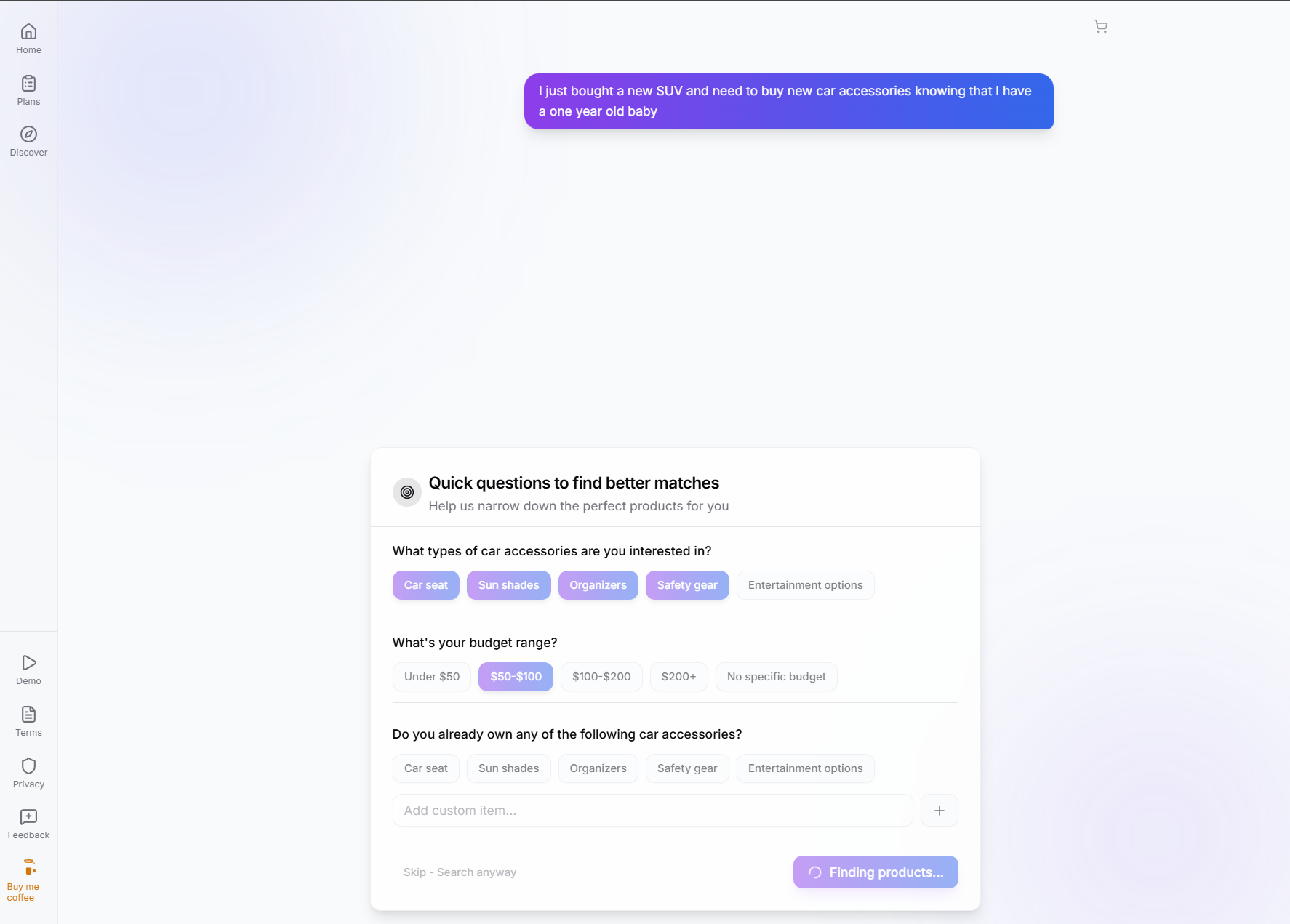 LogiCart: Your AI shopping assistant gallery image