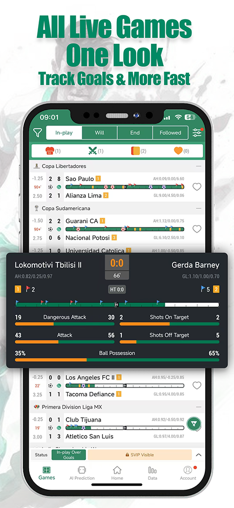 FOOTBALLANT LIVESCORES  PREDICTION TIPS - Screenshot 3 showing product features and functionality