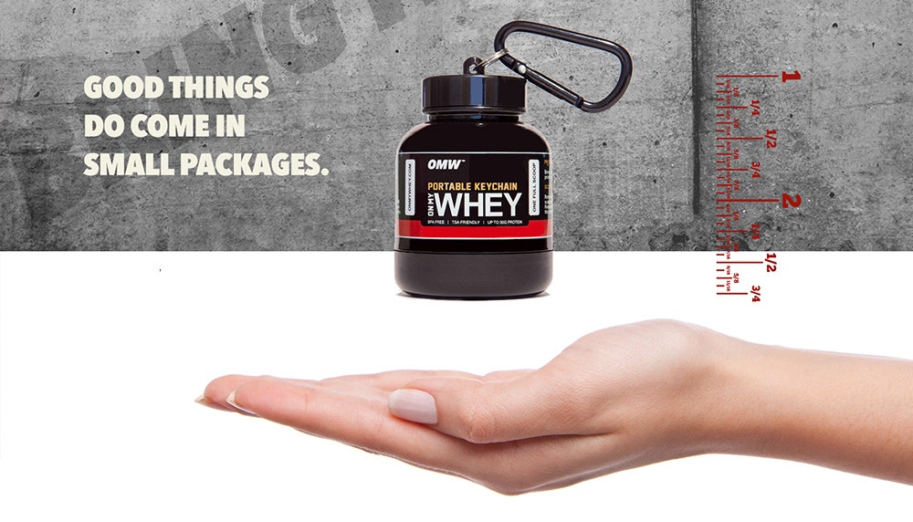 OnMyWhey Keychain gallery image