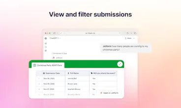 Jotform ChatGPT App gallery image