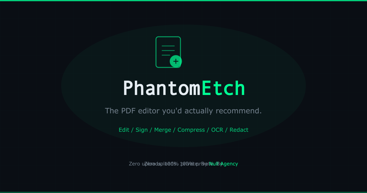 PhantomEtch — PDF Editor gallery image
