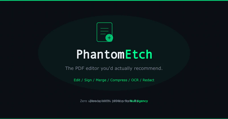PhantomEtch — PDF Editor screenshot 1