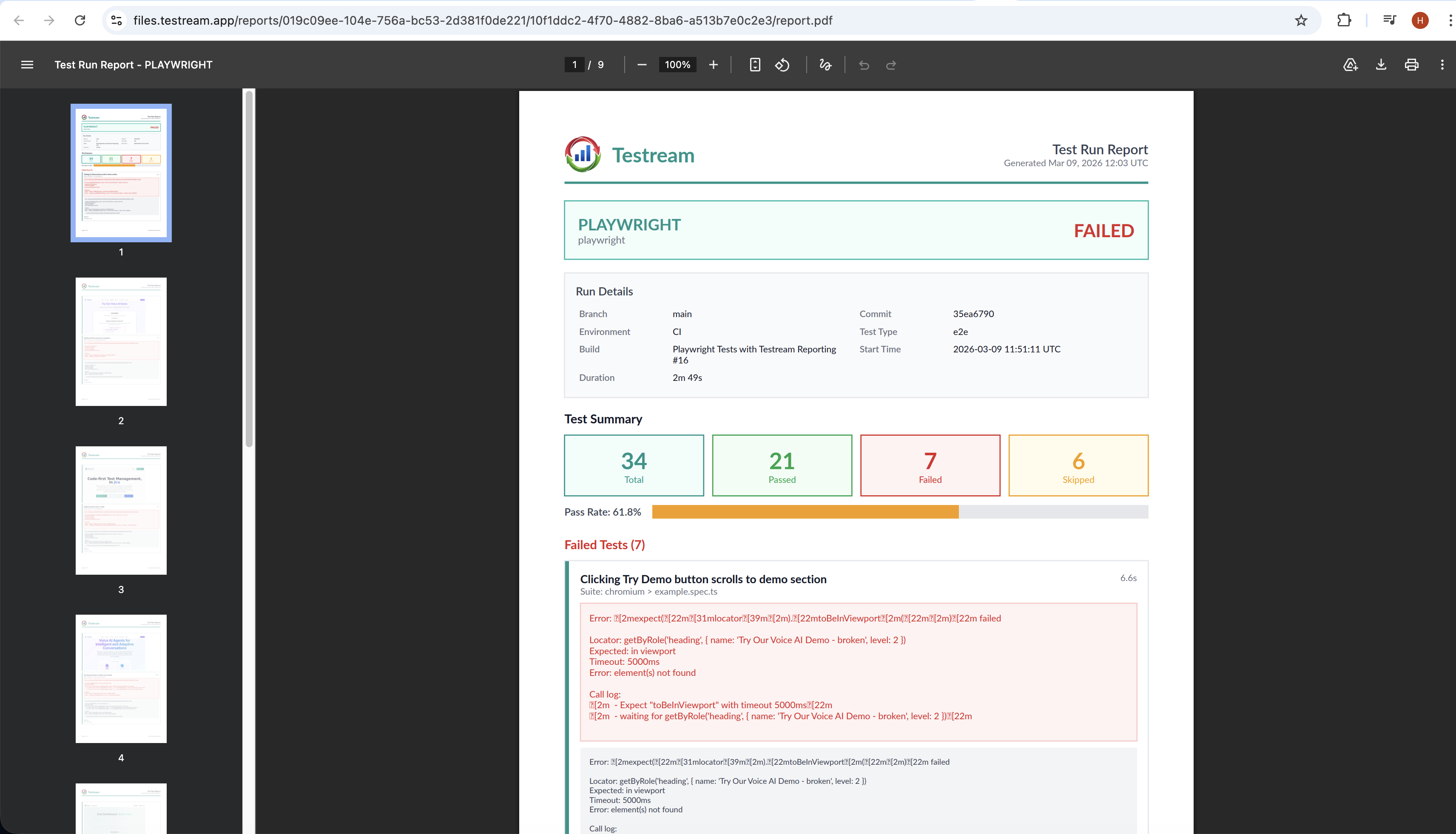 Testream gallery image