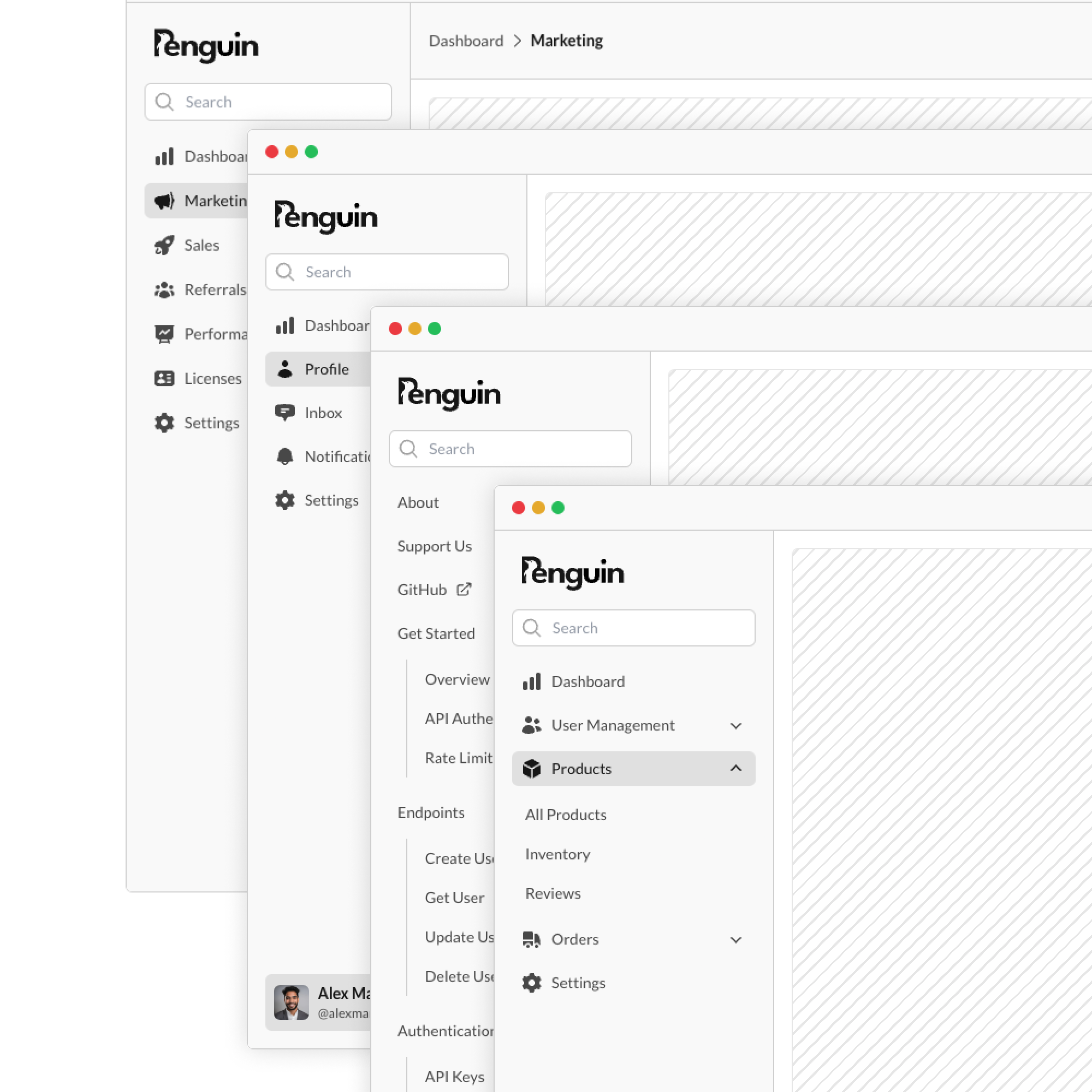Sidebars with Tailwind & Alpine