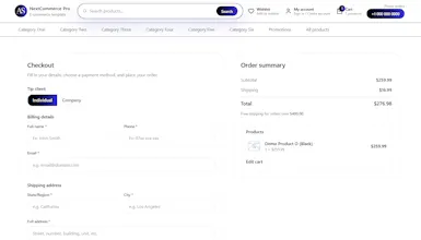 NextCommerce Pro gallery image