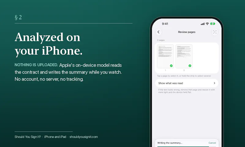 Should You Sign It? screenshot 4