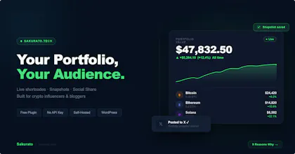 Sakurato Crypto Portfolio Tracker gallery image