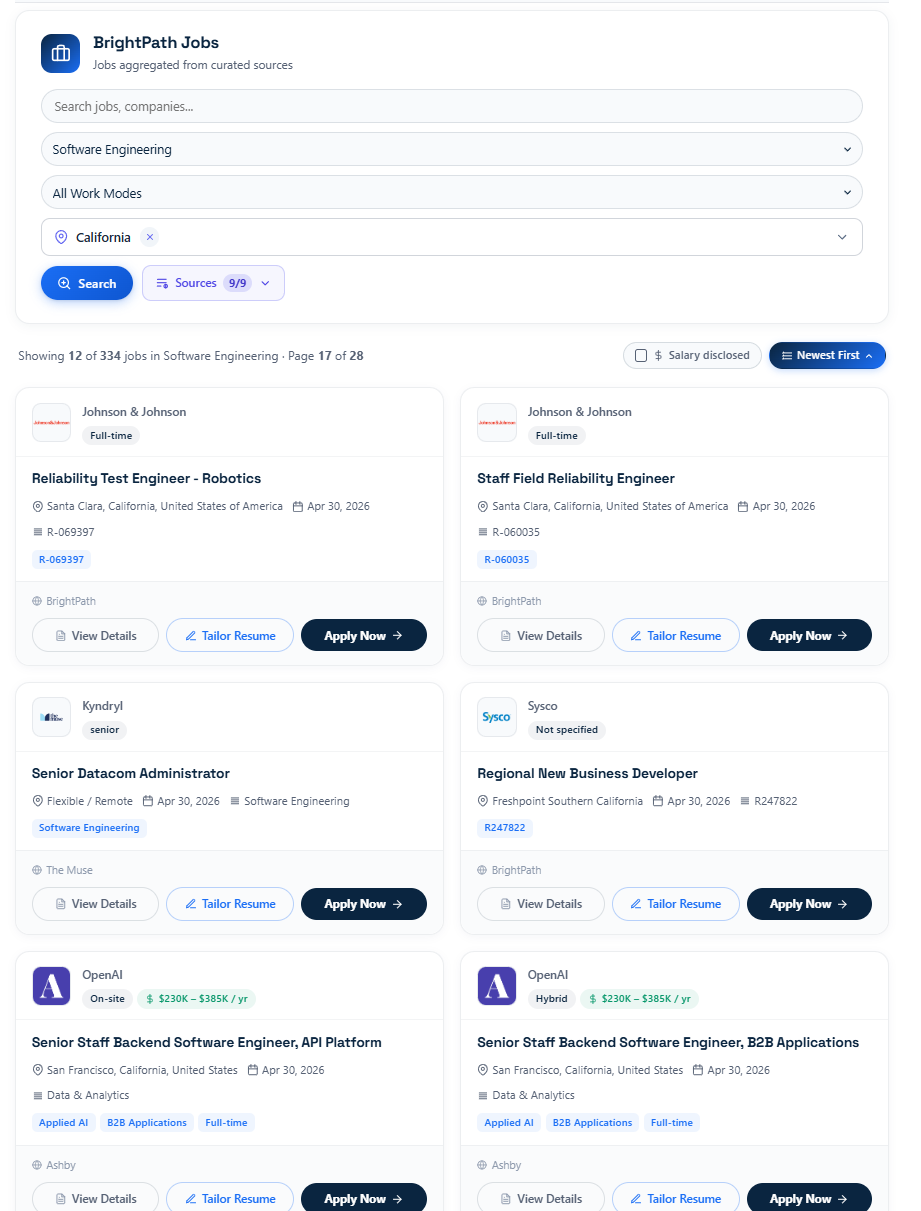 BrightPath – Career OS gallery image