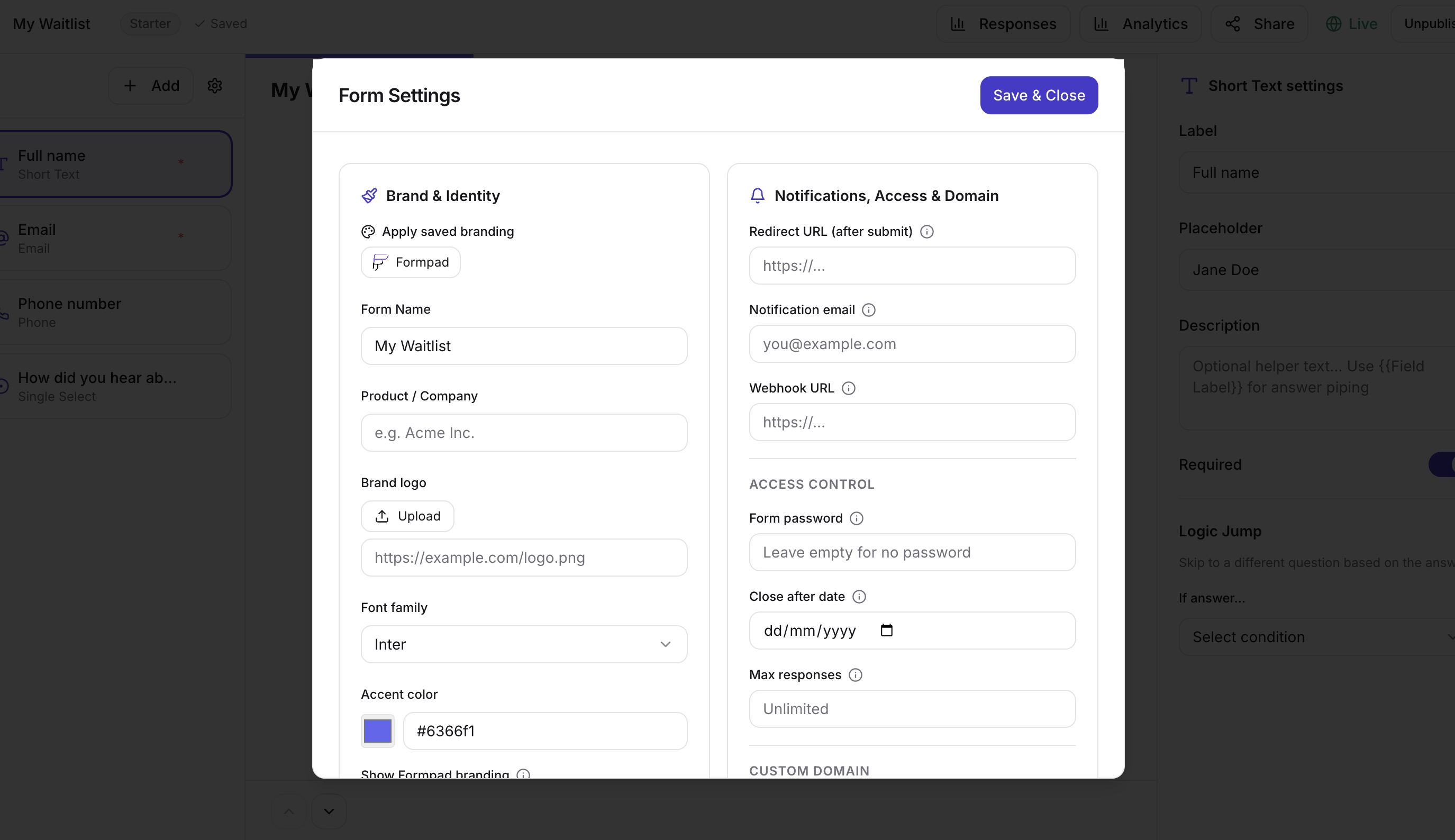 Formpad gallery image