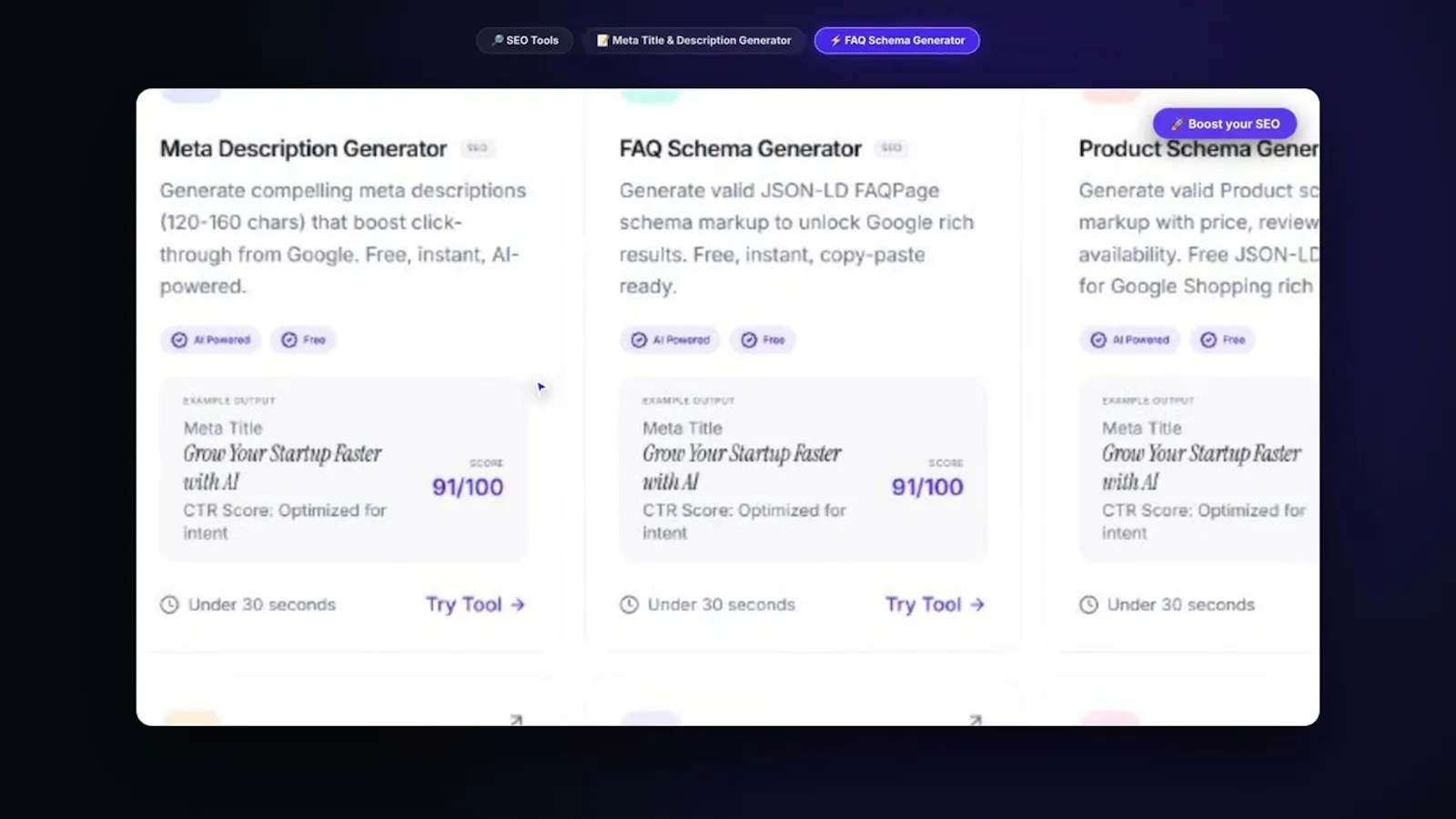 FounderTools AI screenshot 1 (video preview)