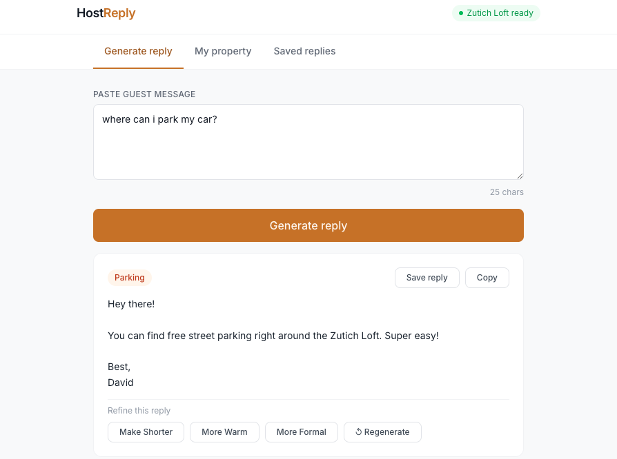 hostreply gallery image