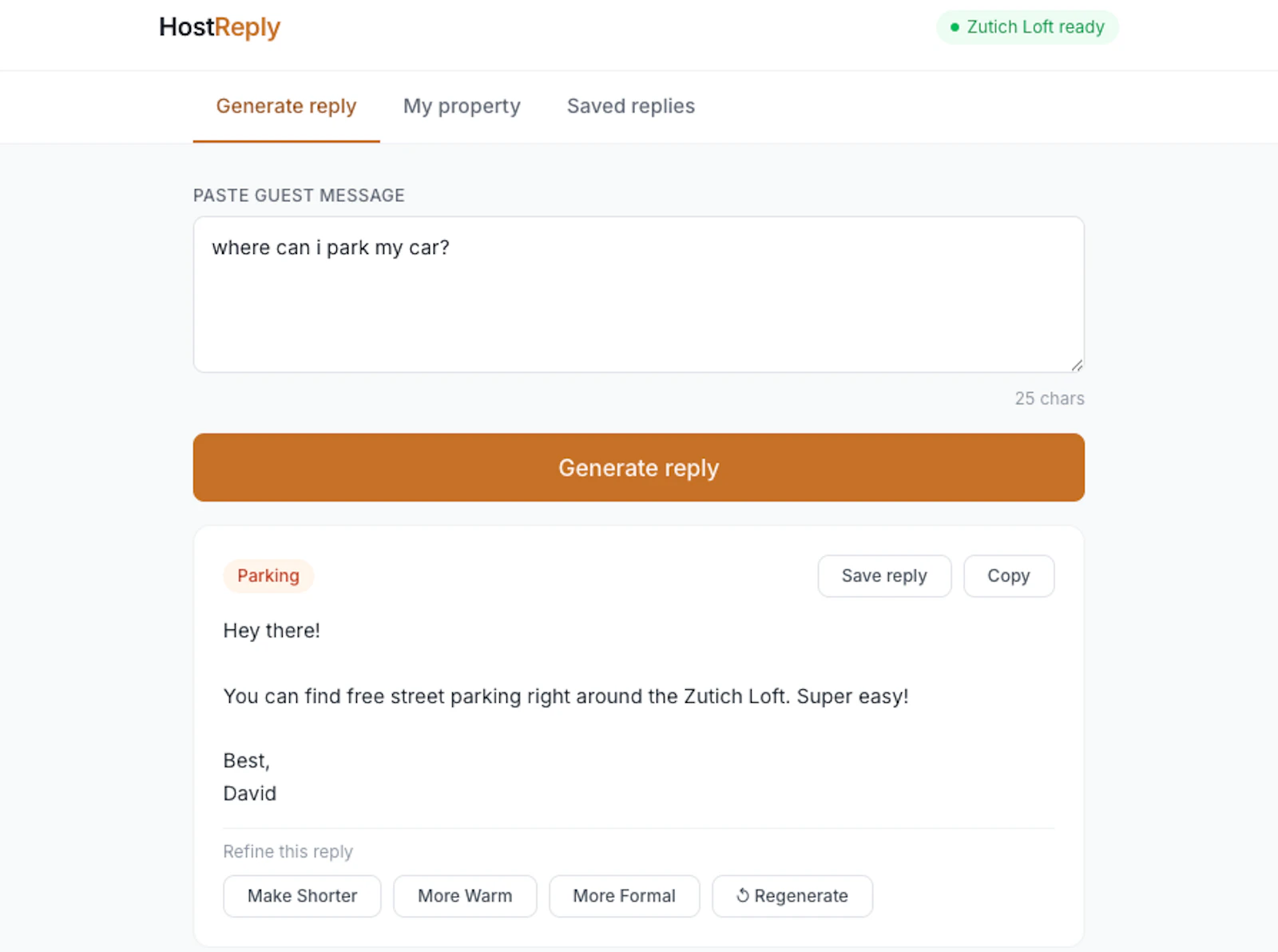 hostreply screenshot 3