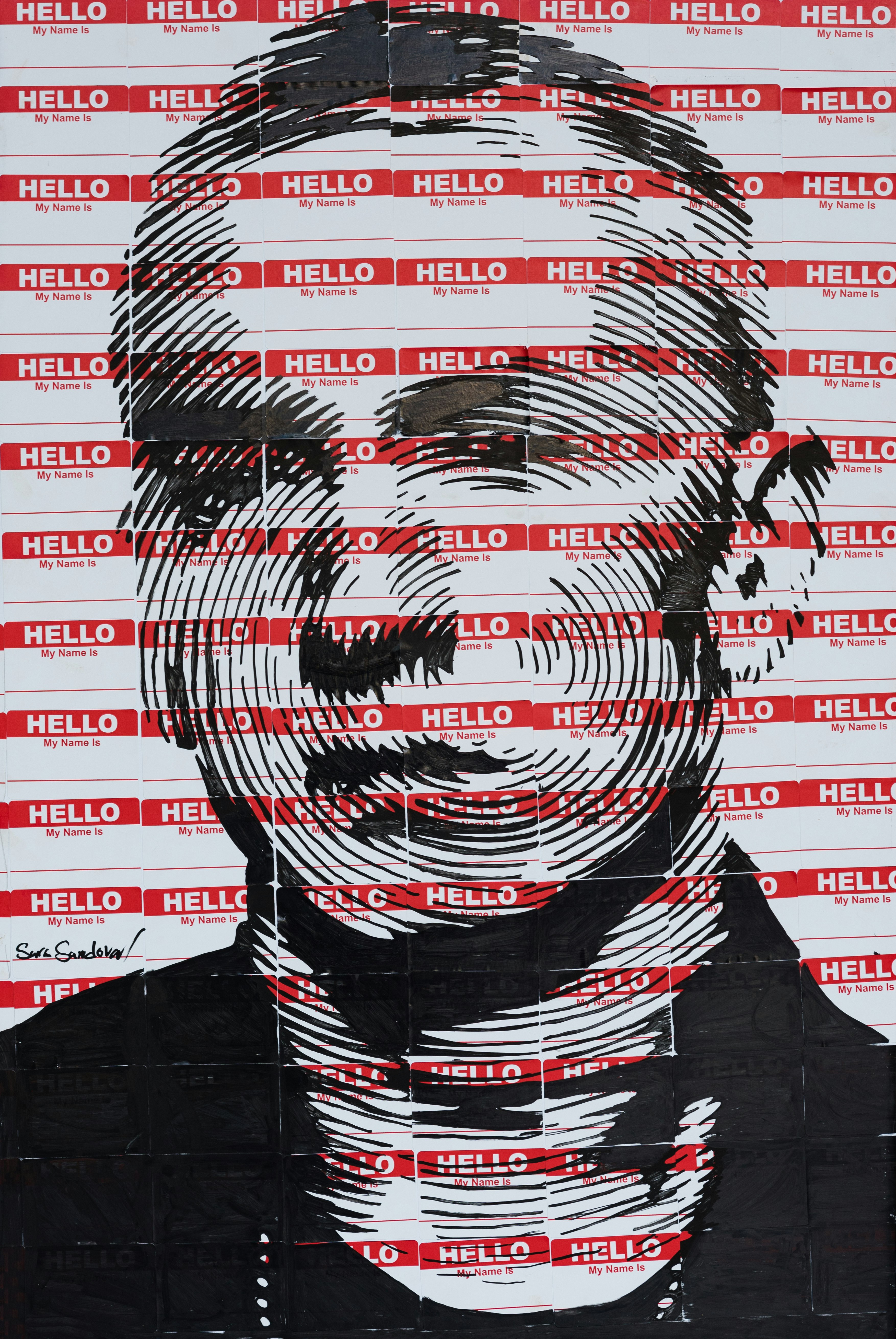 "Hello My Name Is..." Art