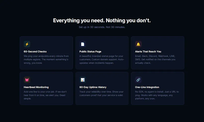 PingBase — Simple Uptime Monitoring screenshot 3