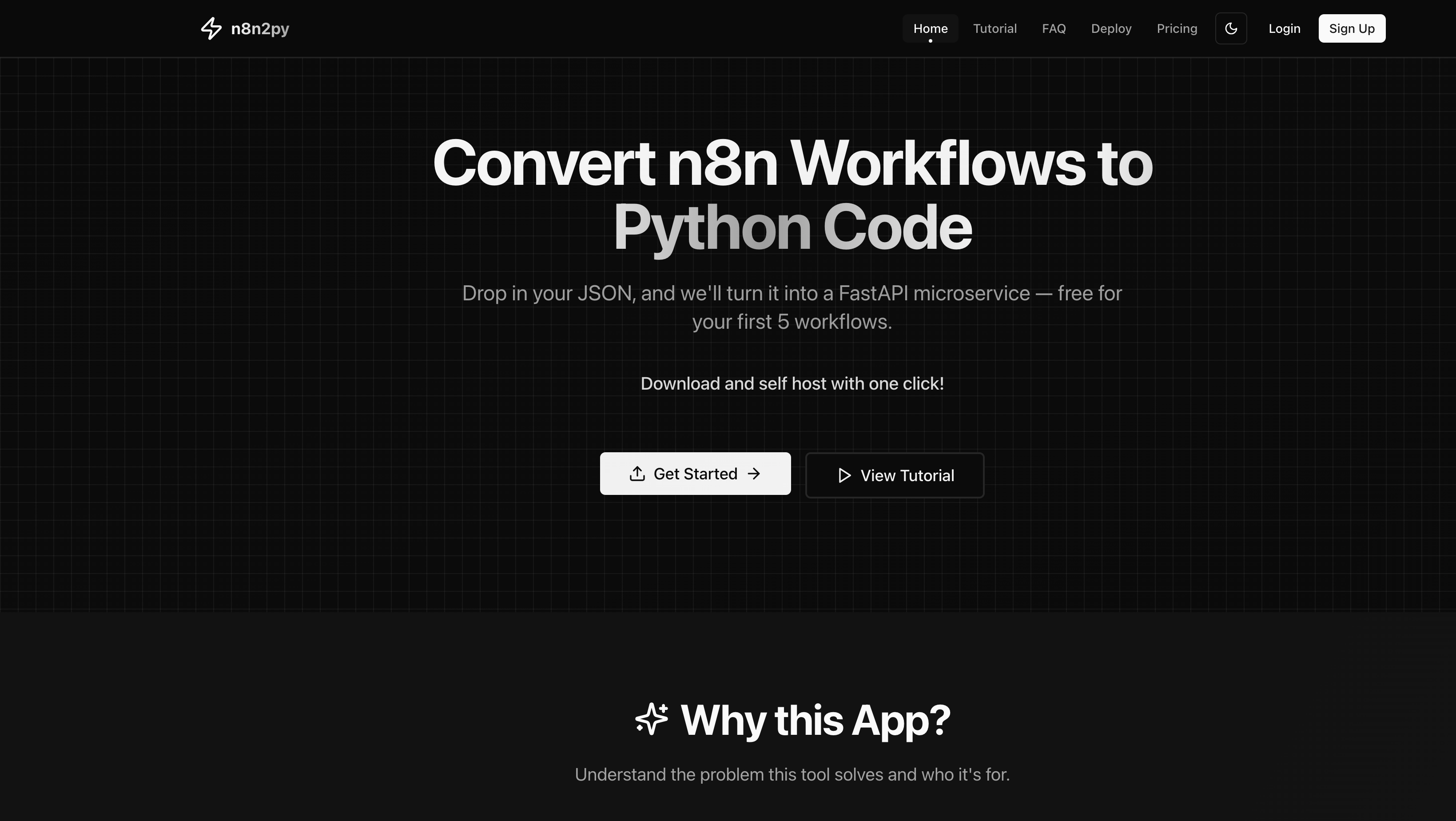 Média n8n2py.me - convertir les flux N8n en python - Transformez les flux de travail N8N en Python prêt pour la production en quelques minutes 1