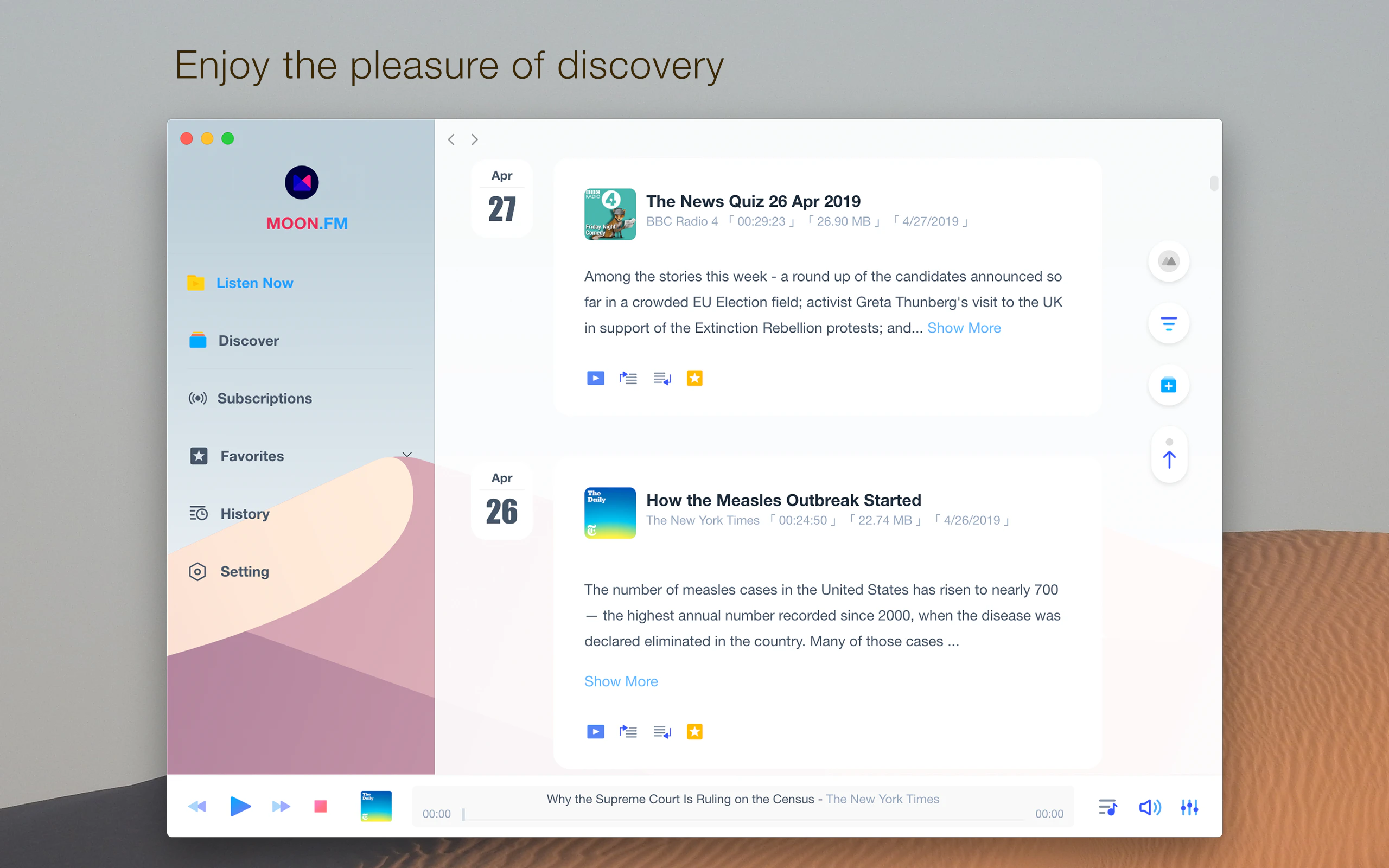 Moon FM for Mac Image