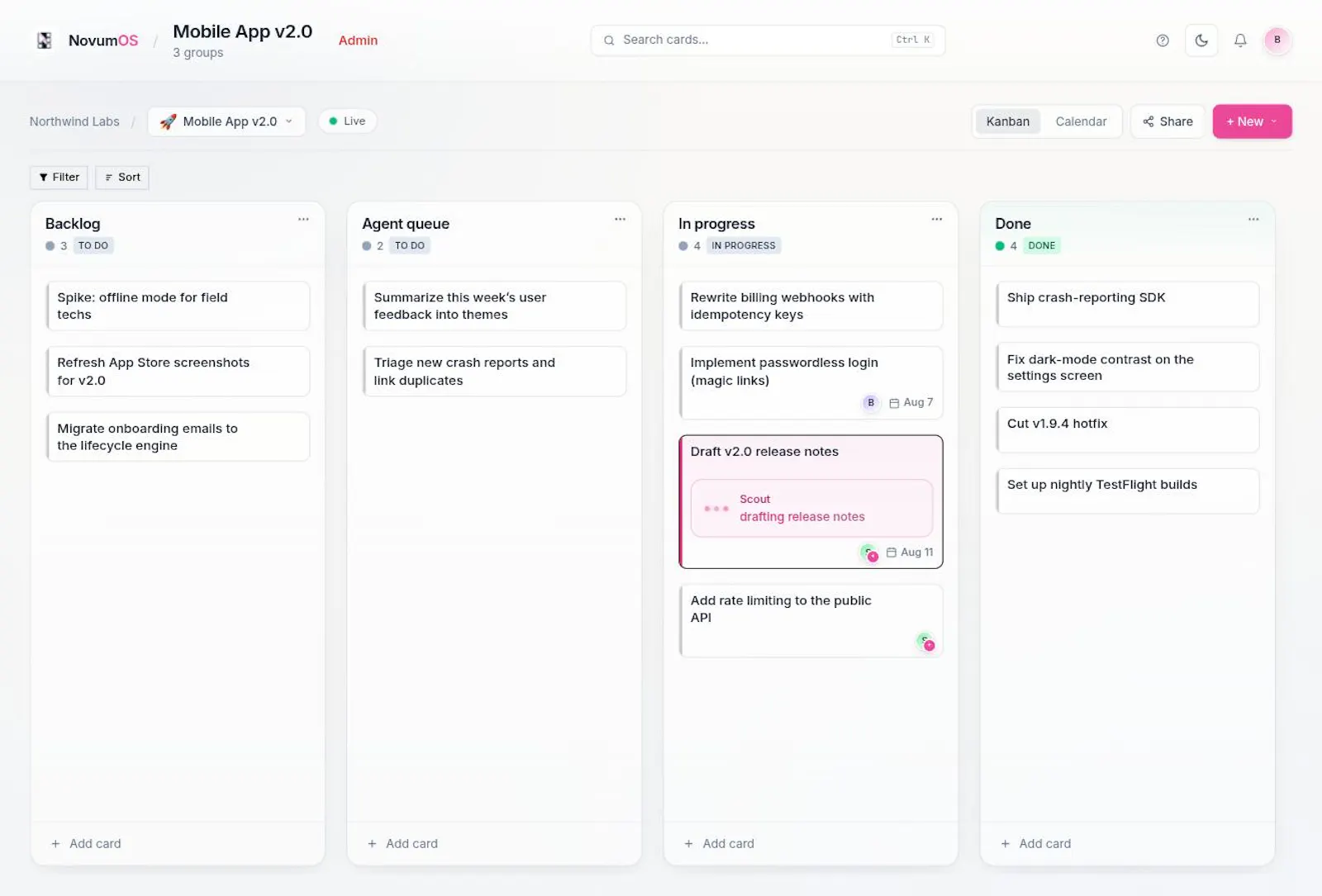 NovumOS screenshot 5
