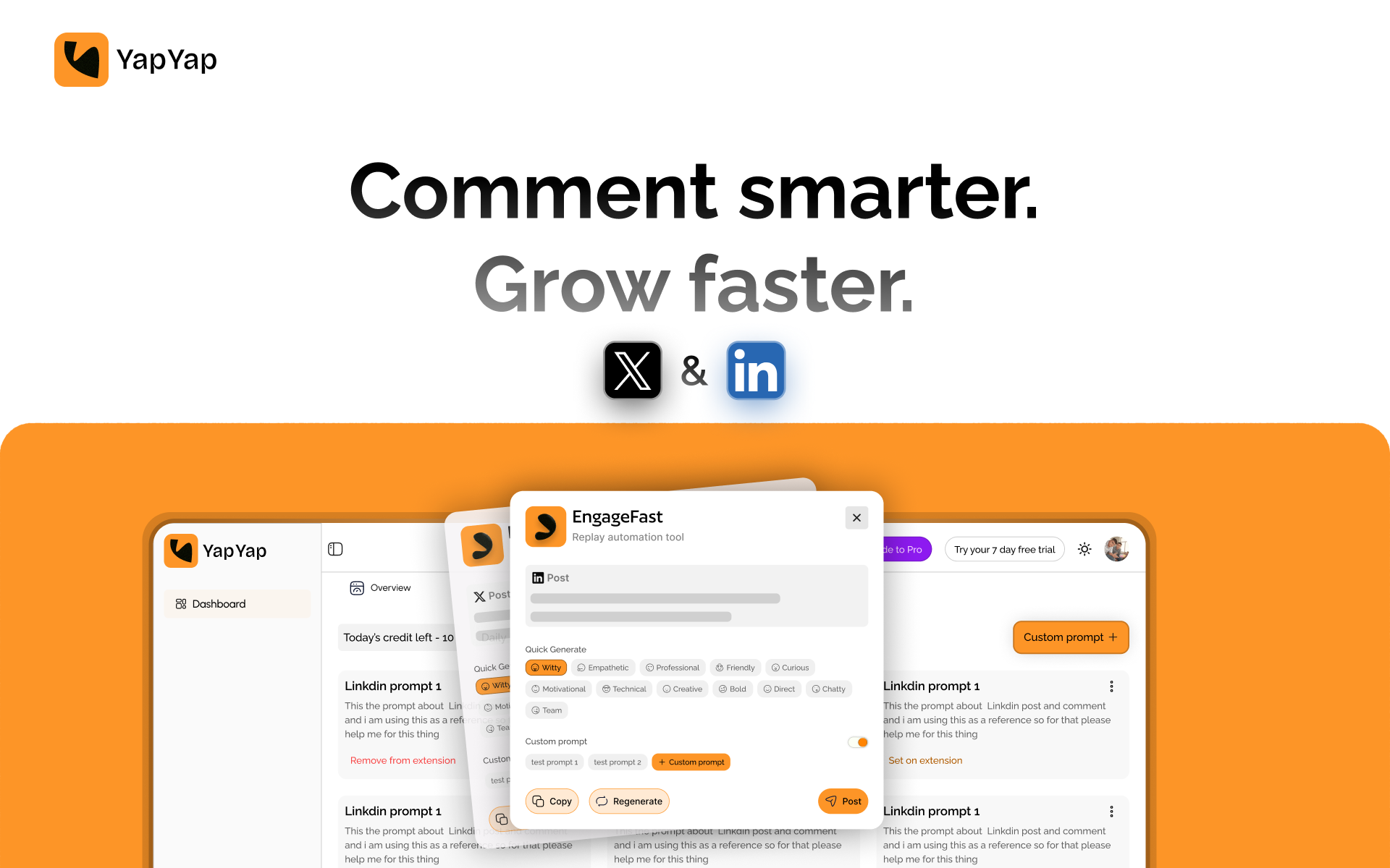 YapYap - Main product screenshot demonstrating key features and user interface