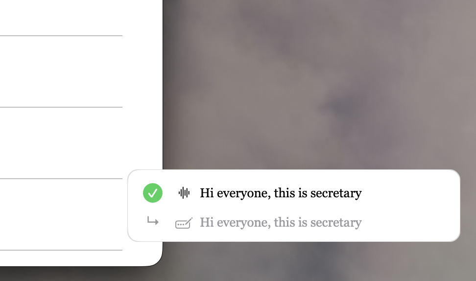 Secretary - Screenshot 2 showing product features and functionality
