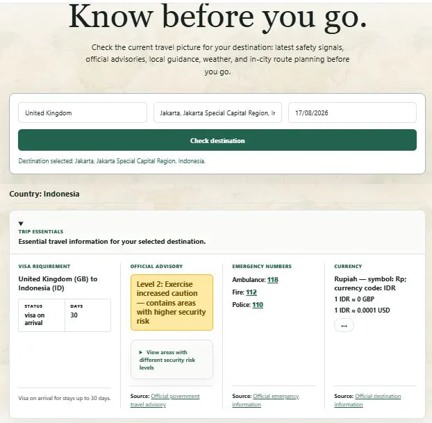 Travel Risk Checker gallery image