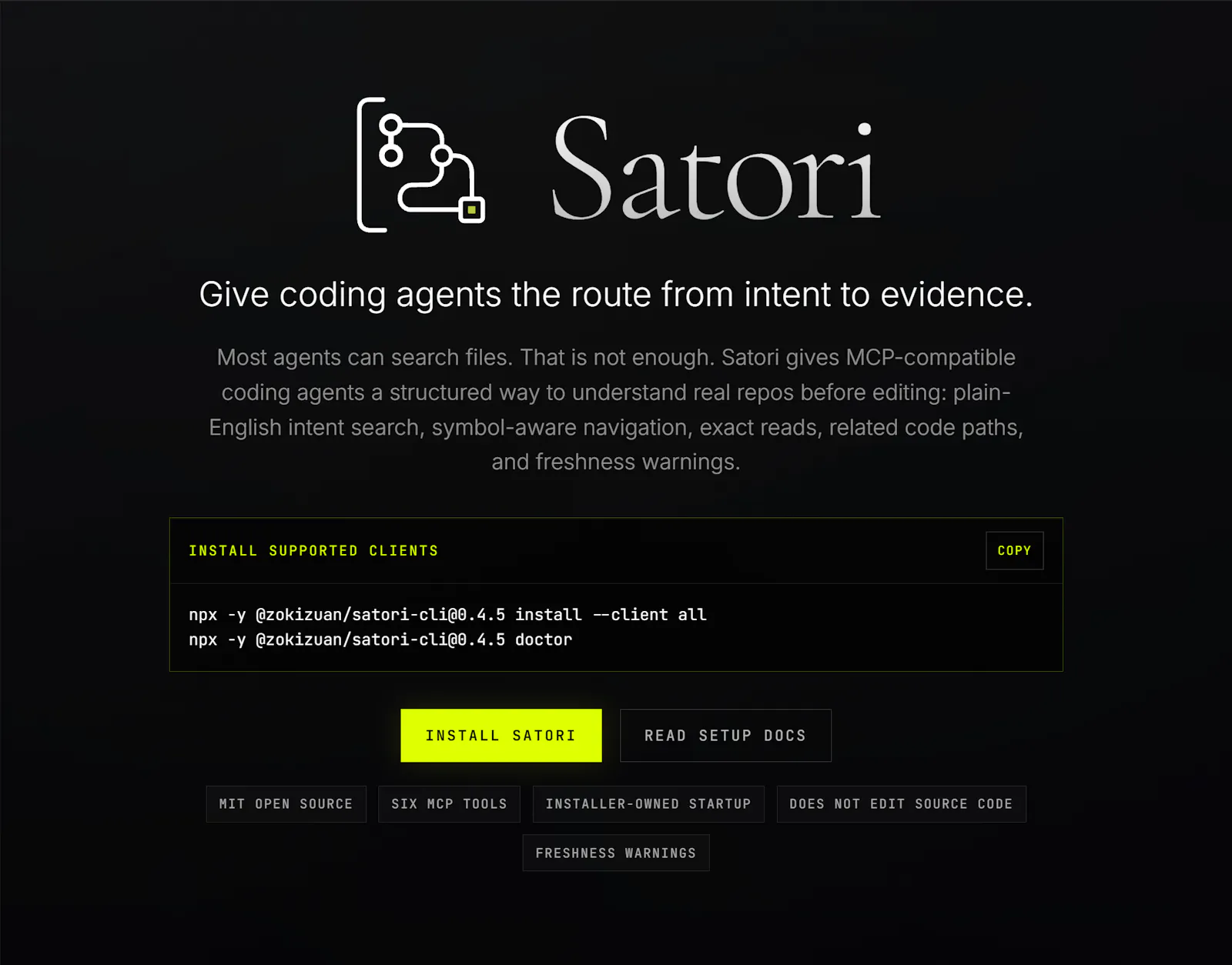 Satori screenshot 1