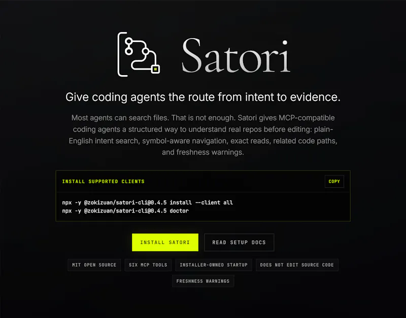 Satori screenshot 1