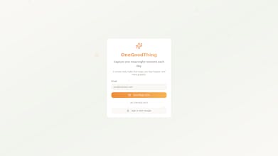 OneGoodThing gallery image