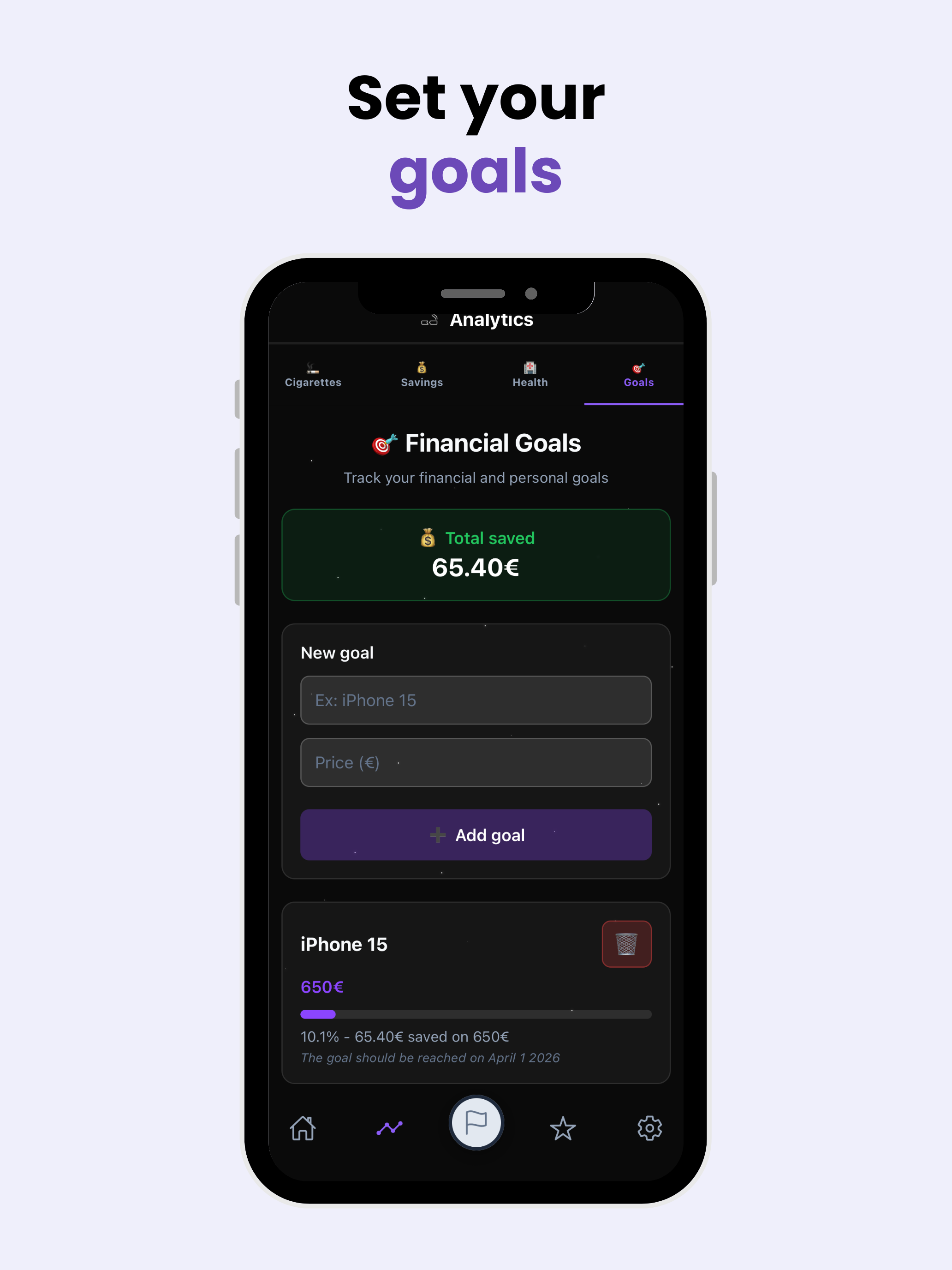 MyQuitZone  - Screenshot 4 showing product features and functionality