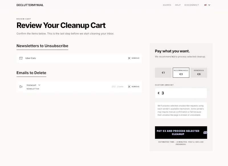 DeclutterMyMail screenshot 5