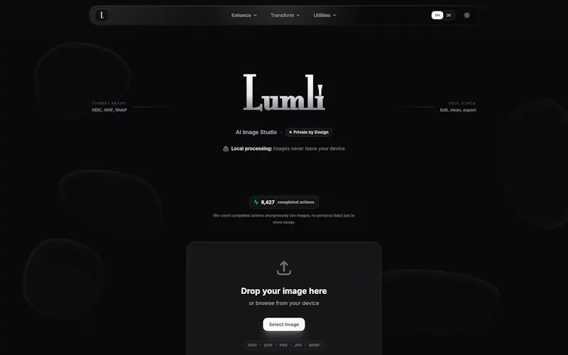 Lumli screenshot 1