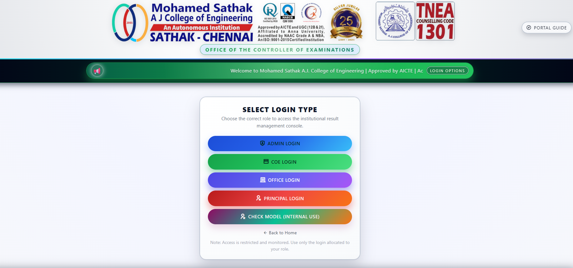 MSAJCE COE PORTAL gallery image