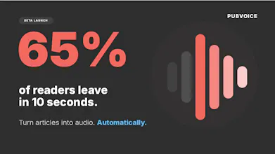 PUBVOICE | Turn Readers into Listeners gallery image