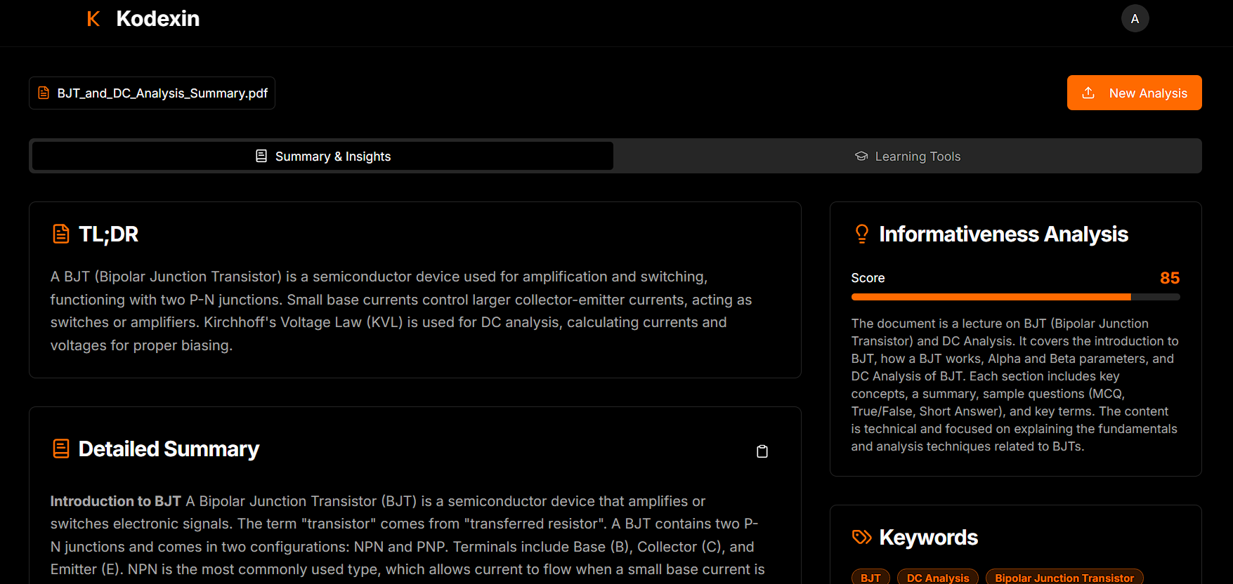 kodexin - บทสรุป AI ที่ขับเคลื่อนด้วยแฟลชการ์ดและแบบทดสอบ media 3