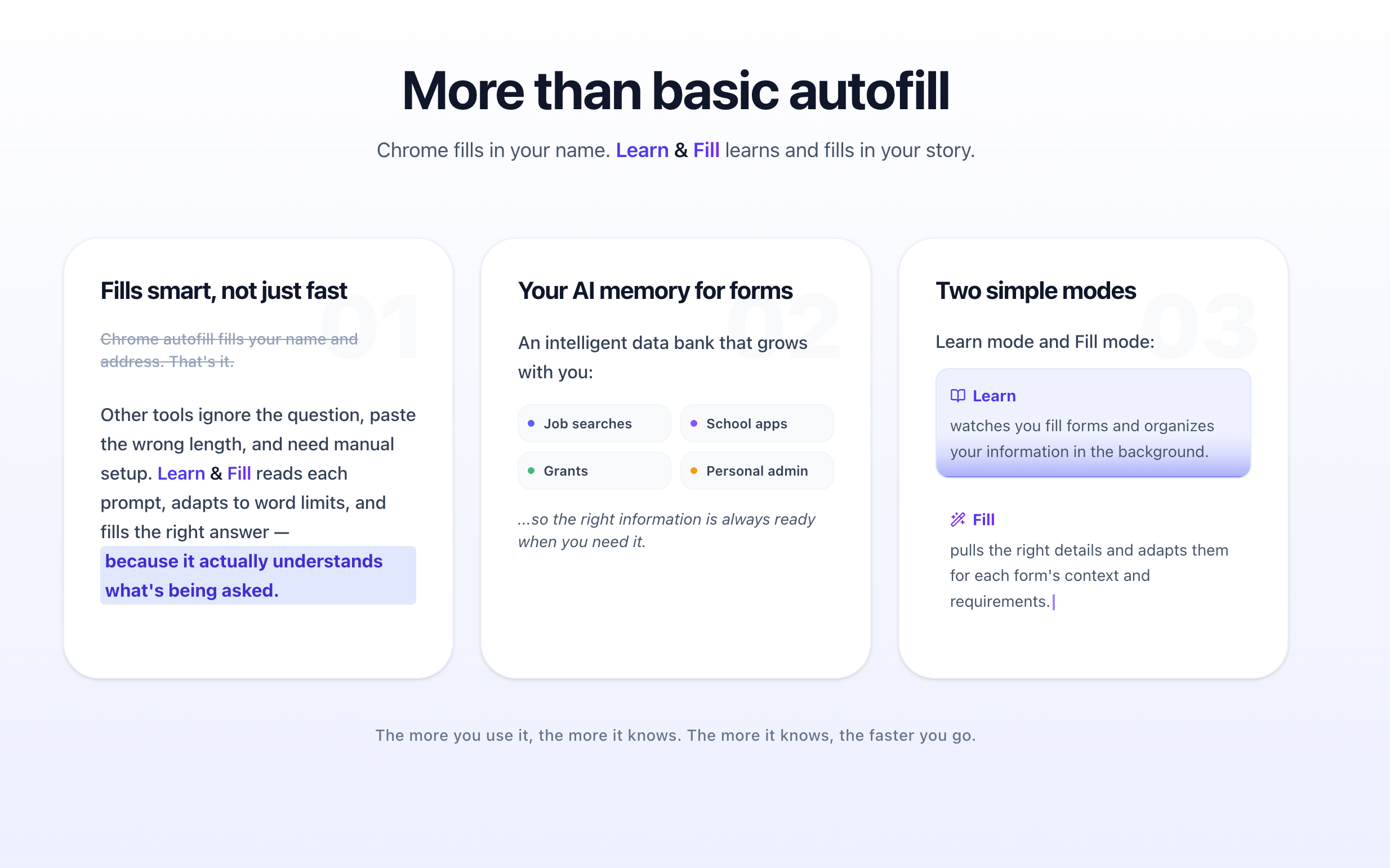 Learn & Fill gallery image