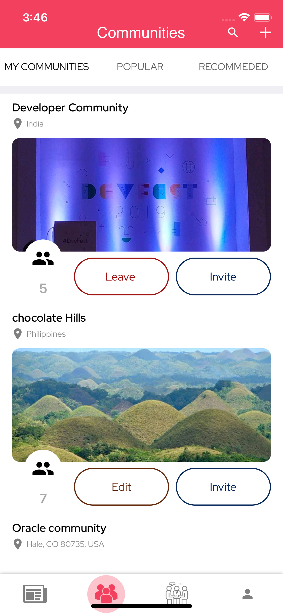 LetsMeet - iOS/Android App + Admin panel gallery image