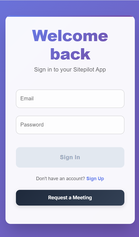 SitePilot.Online - Screenshot 2 showing product features and functionality