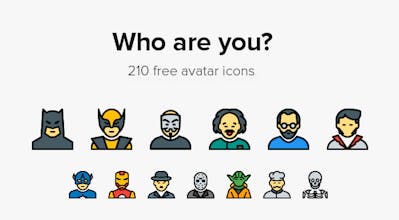 Free 210 avatar Icons gallery image