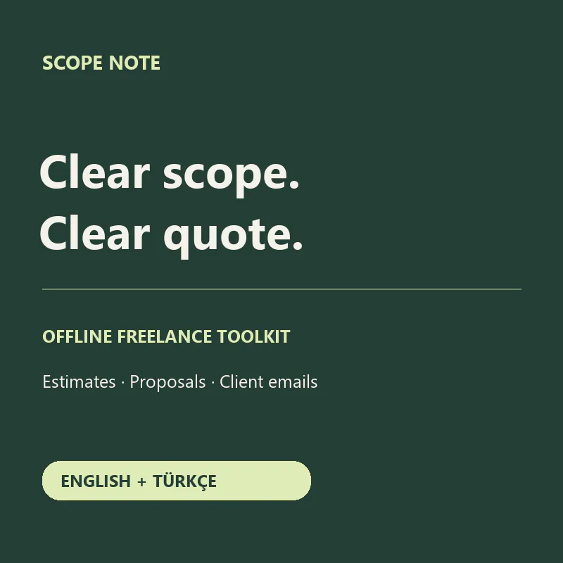 Scope Note Lite