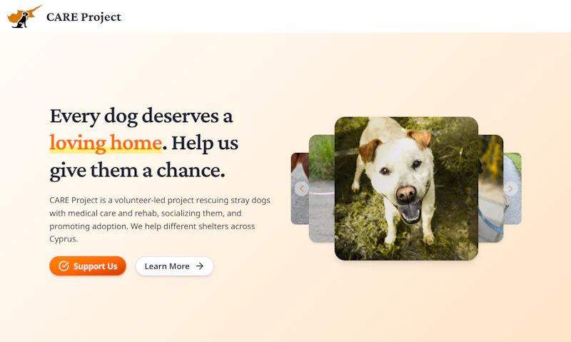 CARE Project screenshot 1