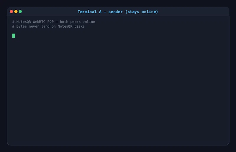 NotesQR - P2P file sharing screenshot 8